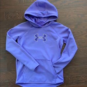 Under Armour light purple hoodie sweatshirt